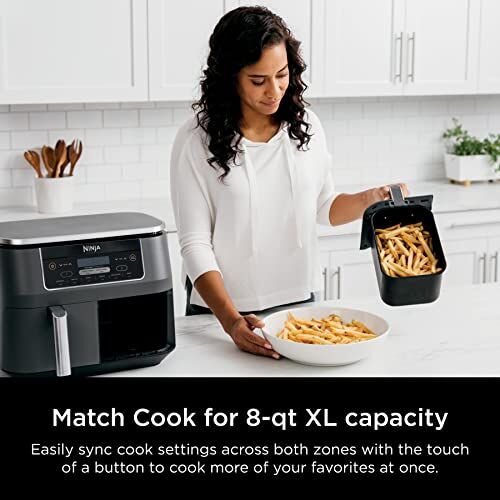 Picture related to Ninja DZ201 DualZone Air Fryer https://articleblogging.com/wp-content/uploads/2023/08/Ninja-DZ201-DualZone-Air-Fryer-cooking-appliance-kitchen-appliance-kitchen-appliance-981e45b3.jpg